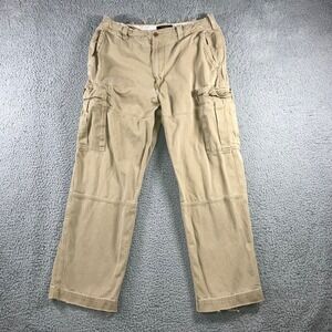 Vintage Abercrombie & Fitch Cargo Pants Men 34x28 Relaxed utility Drawstring Y2K